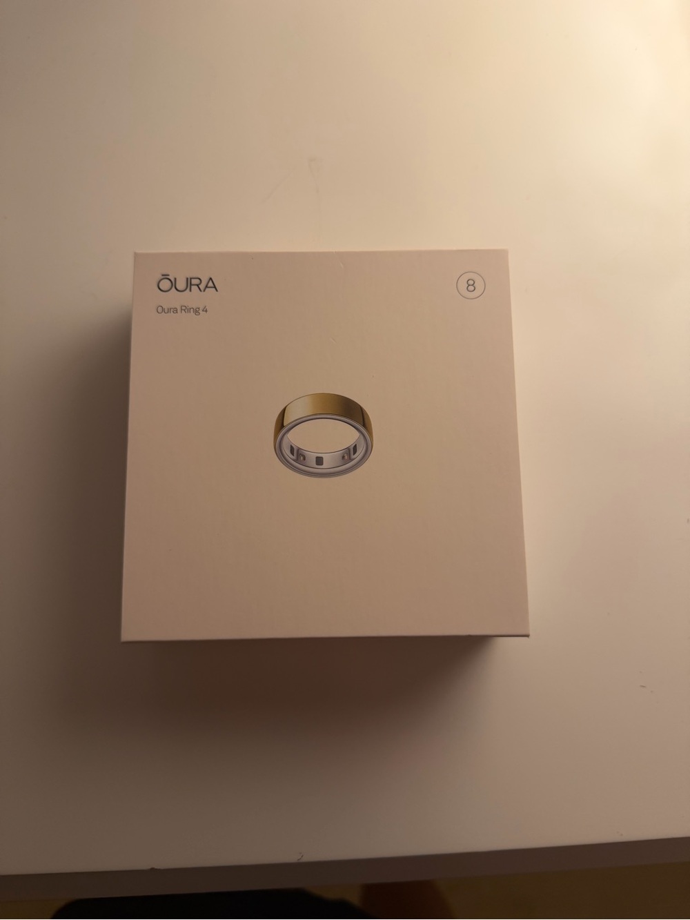Oura Ring 4- Gold size 8
